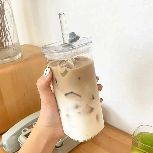 1 قطعة كوب زجاجي للقهوة
