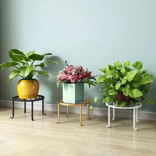 حامل نباتات معدني لوعاء الزهور