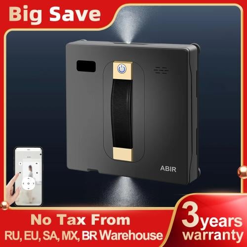 "روبوت تنظيف نوافذ Abir WD8 الذكي – برشاش مزدوج، ش...