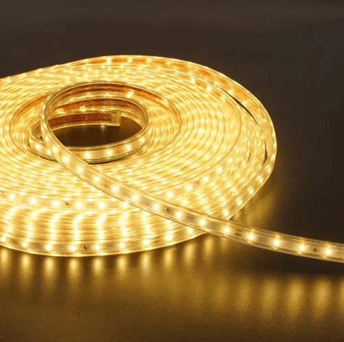 شريط 50متر LED على الطاقة الشمسية ون الانارة اصفر...