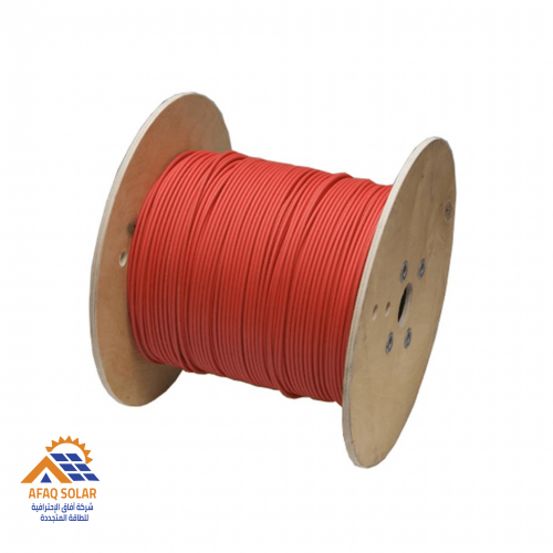 لفه كابلات التيار المستم لون أحمر 100 متر