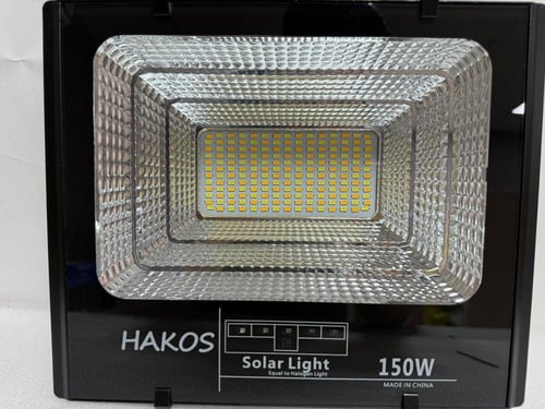 كشاف ليد 150 واط بالطاقة الشمسية 3 لون