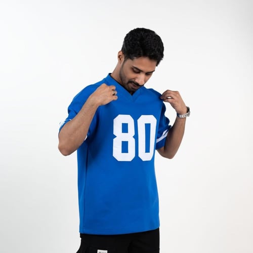 تي شيرت كاجوال رياضي - أزرق