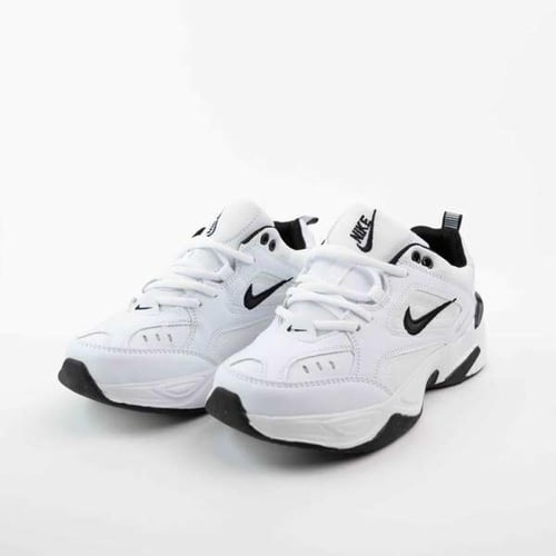 شوز نايكي رياضي عصري - أبيض تموج قاعدة أسودH-9