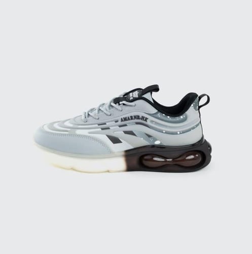 شوز رياضي مرتفع رمادي منقط - AMARNR-HK