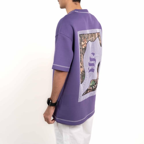 تي شرت _ اوفر سايز _بطباعة