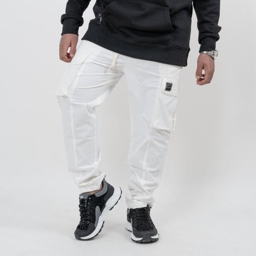 بنطلون كارجو - أبيض