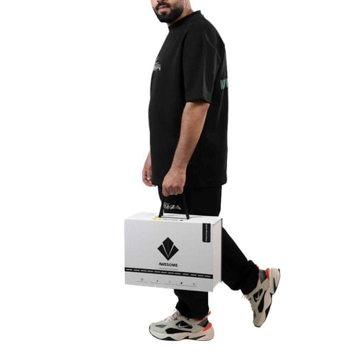 طقم رجالي كاجوال - أسود