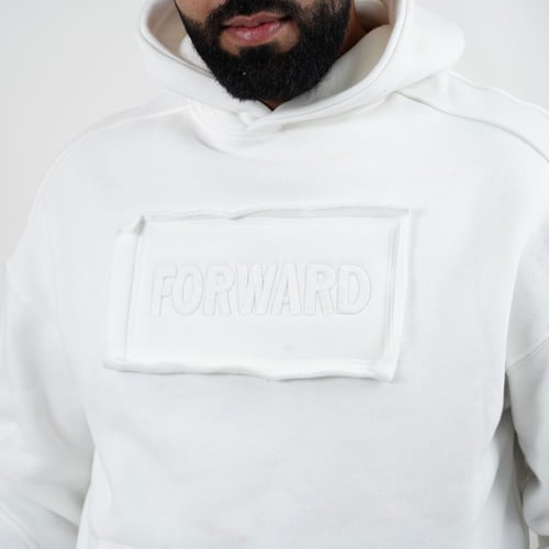 بلوفر Forward مع قبوع - ابيض