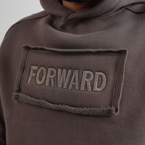 بلوفر Forward مع قبوع - بني فاتح