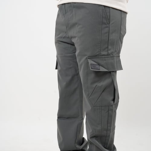 بنطلون كارجو - رمادي غامق