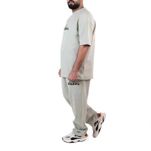 طقم رجالي كاجوال - بيج