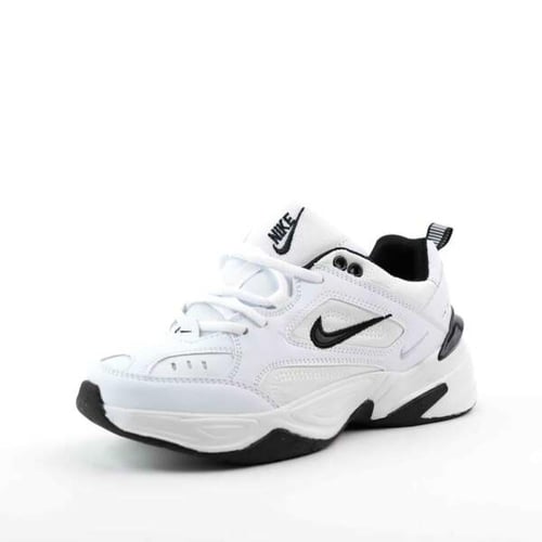 شوز نايكي رياضي عصري - أبيض تموج قاعدة أسودH-9