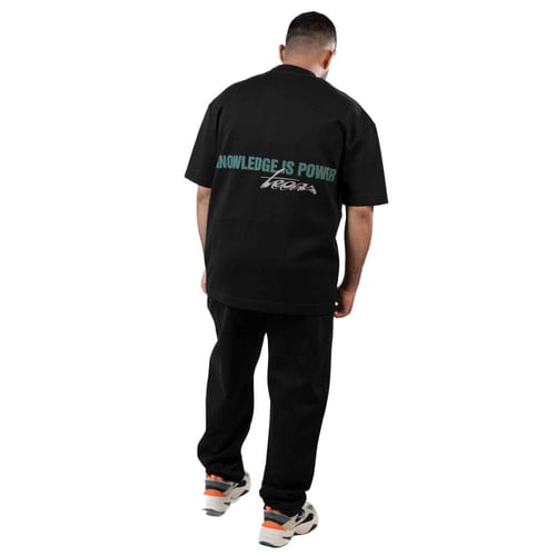 طقم رجالي كاجوال - أسود