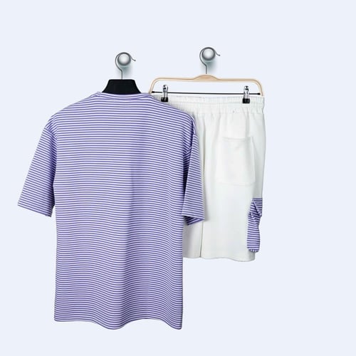 طقم شورت قطعتين Volcom مخطط