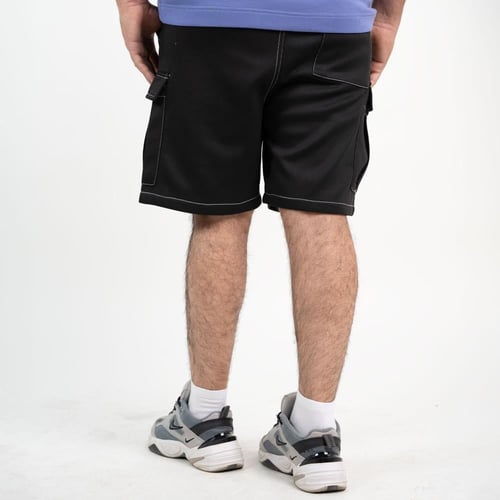 شورت رجالي _ اوفر سايز _ أسود