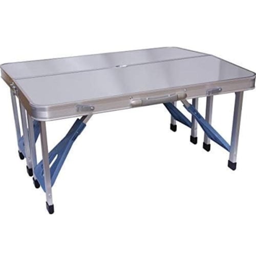 طاولة رحلات قابلة للطي مع 4 مقاعد محمولة