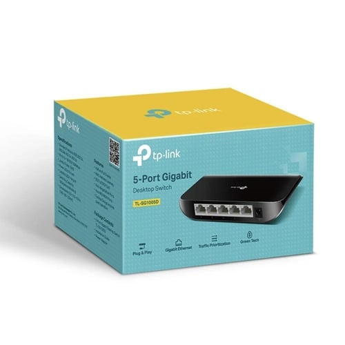 سويتش مكتبي ، تي بي لينك 5 منافذ جيجابت TL-SG1005D...
