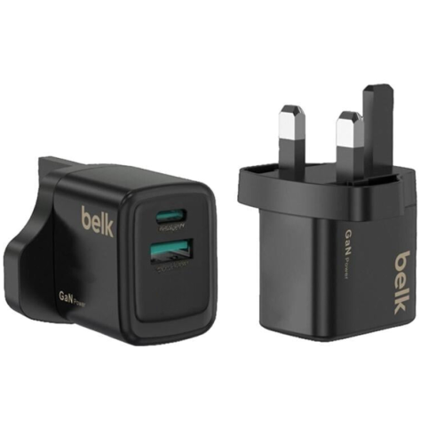 شاحن جداري بيلك ، منفذ بي دي و منفذ يوسبي، 30 واط