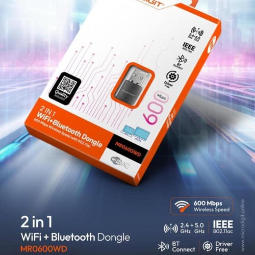 مقوي شبكة واي فاي 600 ، مايكروديجت MR0600WD
