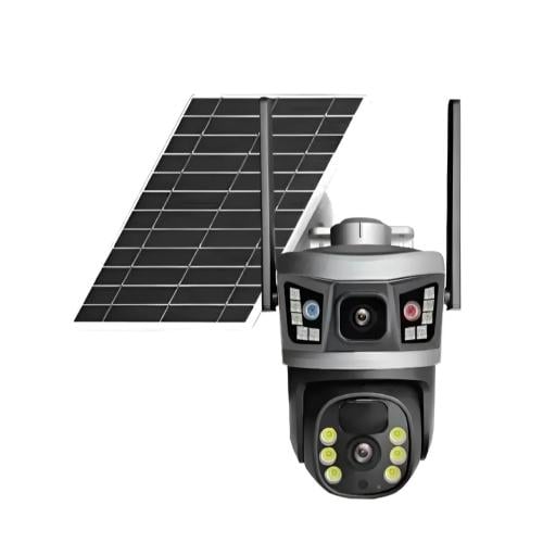 كاميرا مراقبة Alert Ptz تعمل على الطاقة شمسية 4G