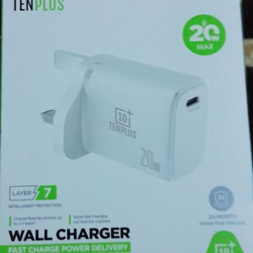 شاحن جداري تن بلس ، منفذ بي دي ، 20 واط