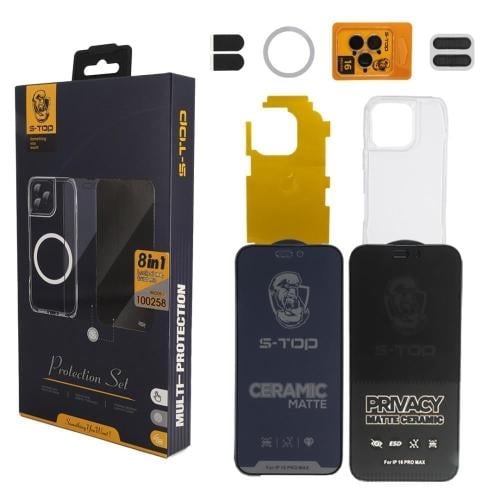 بكج حماية 8 في 1 للايفون ، Stop