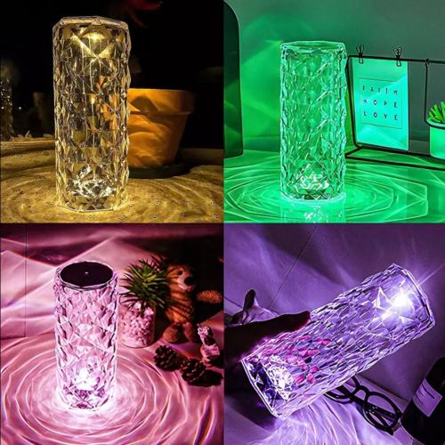 إضاءة كريستال ، مصباح طاولة