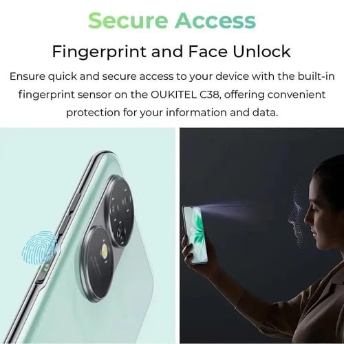 اوكيتيل C38 , ذاكرة 256 + 24 جيجا ، 4جي