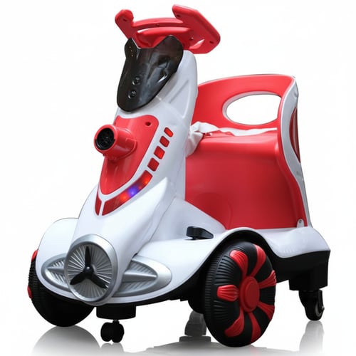 سيارة أطفال كهربائية فقاعات ، ريموت تحكم وإضاءة LE...