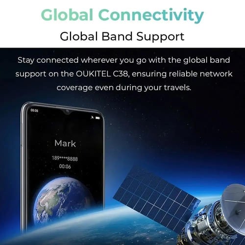 اوكيتيل C38 , ذاكرة 256 + 24 جيجا ، 4جي