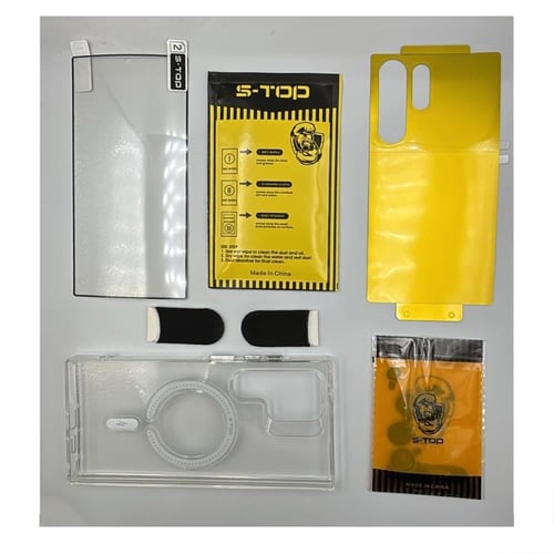 بكج حماية 7 في 1 للايفون ، بجراب يدعم تقنية ماج سي...