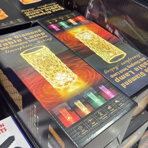 إضاءة كريستال ، مصباح طاولة