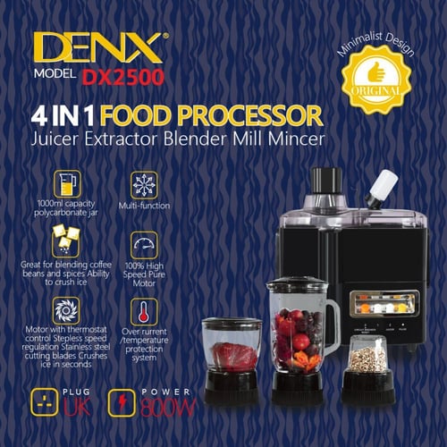 محضرة الطعام 4 في 1 ، دينكس dx2500
