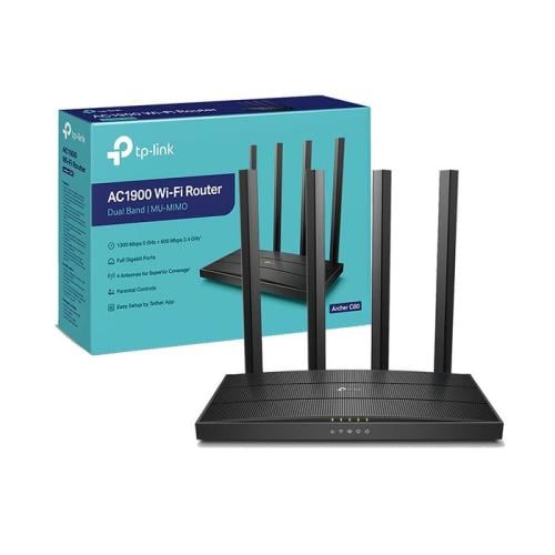 تي بي لينك راوتر لاسلكي AC1900 ثنائي النطاق ، ارتش...