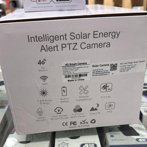 كاميرا مراقبة 360 درجة Alert Ptz على الطاقة الشمسي...
