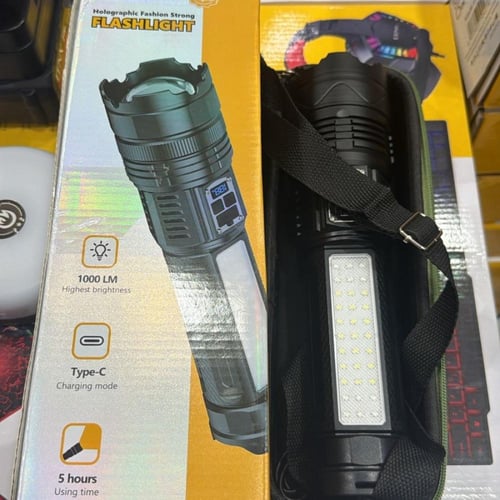 مصباح يدوي كبير مع إضاءة جانبية DX2329 ،دينكس كشاف