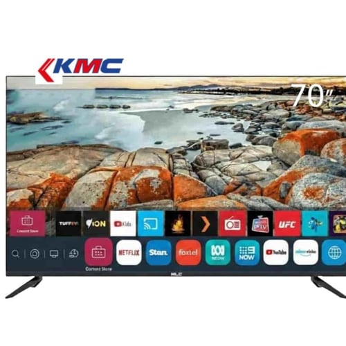 شاشة ذكية 70 بوصة مع ماكينة قهوة مجاناً