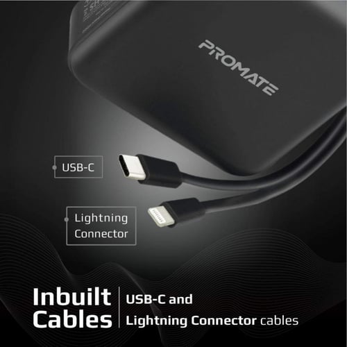 شاحن متنقل ، باور بانك بروميت سريع الشحن بقوة 1500...