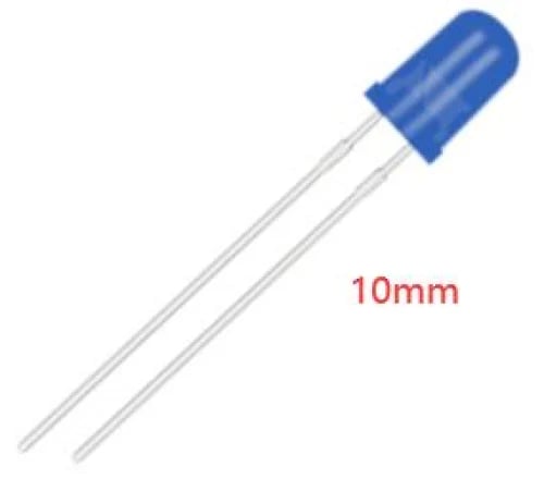 LED أزرق 10 مم – 28mm Leg Blue LED