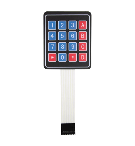لوحة مفاتيح غشائية 4×4 – Membrane Matrix Keypad