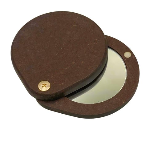 مرآة تجميل يدوية صغيرة بحجم راحة اليد يمكن حمله في...