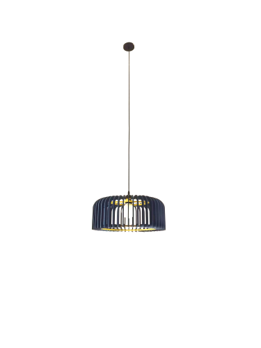 ثريا خشبية معلقة ذات الوان مميز و من الخشب الملون