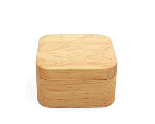 علبة خشبية فاخرة من الخشب الطبيعي