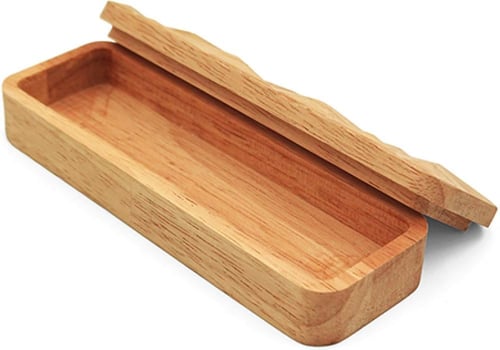 علبة خشبية فاخرة من الخشب الطبيعي