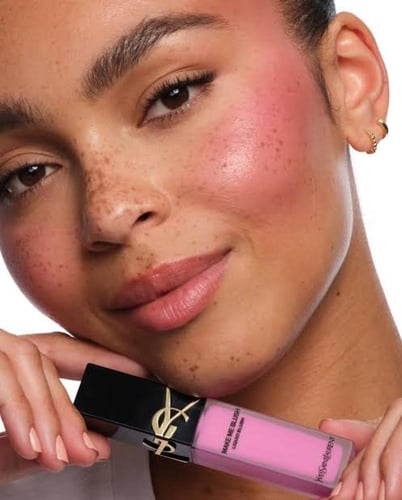 ايف سان لوران احمر خدود ميك مي بلاش السائل