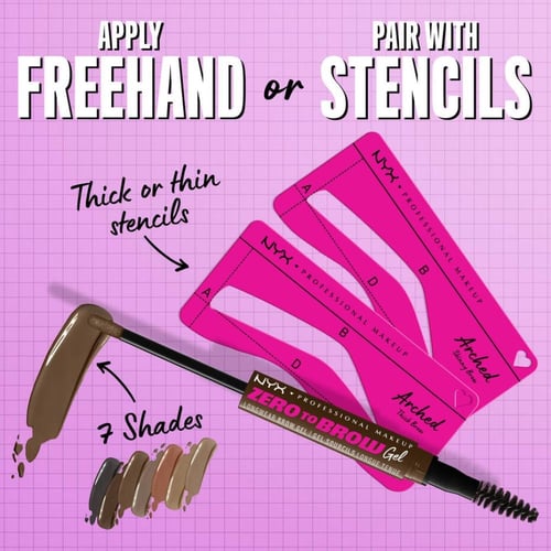 نكس جل حواجب زيرو تو برو