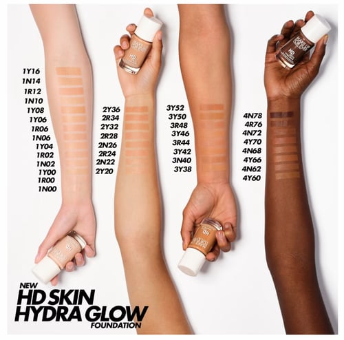 ميك اب فورايفر كريم أساس إتش دي سكين هيدرا جلو