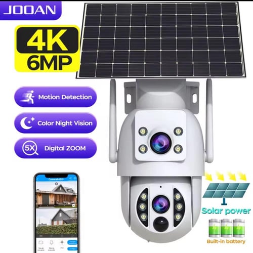 كاميرات طاقة شمسية واي فاي بعدستين