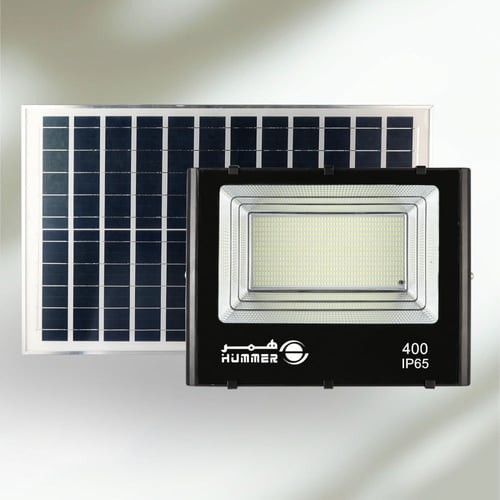 كشاف طاقة شمسية 400 واط للمساحات الكبيرة